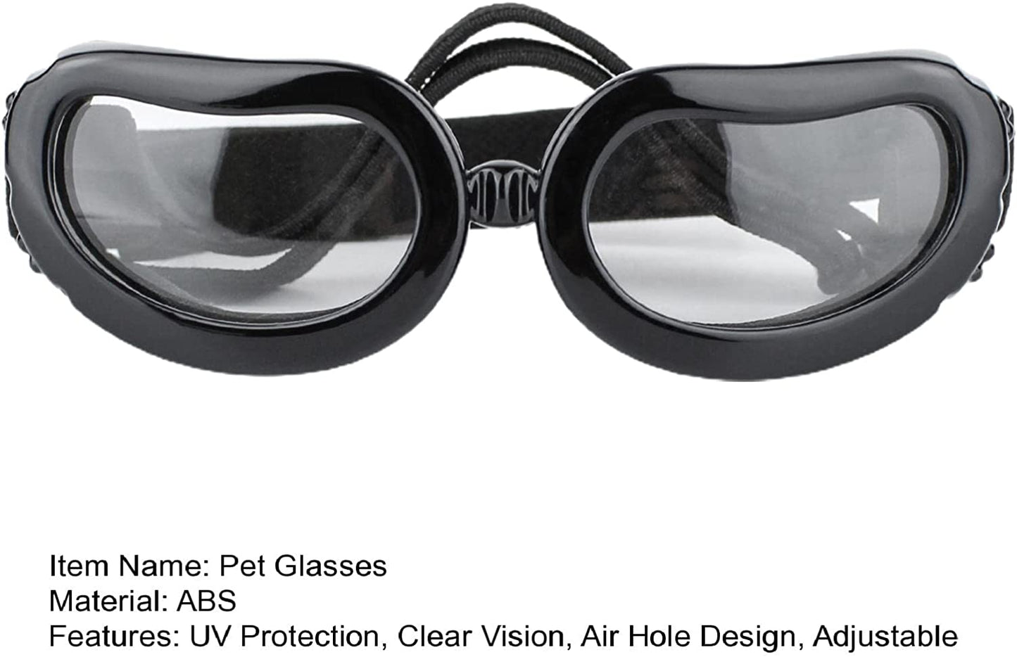 HEVIRGO Dog Glasses Useful UV Protection Eye Protective Pet Cat Dog Sunglasses Clear Animals & Pet Supplies > Pet Supplies > Dog Supplies > Dog Apparel HEVIRGO