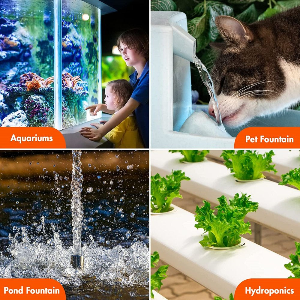 Simple Deluxe 400 GPH Water Pump-Power Head with Adjustable Intake for Fish Tank-Black Animals & Pet Supplies > Pet Supplies > Fish Supplies > Aquarium & Pond Tubing Simple Deluxe