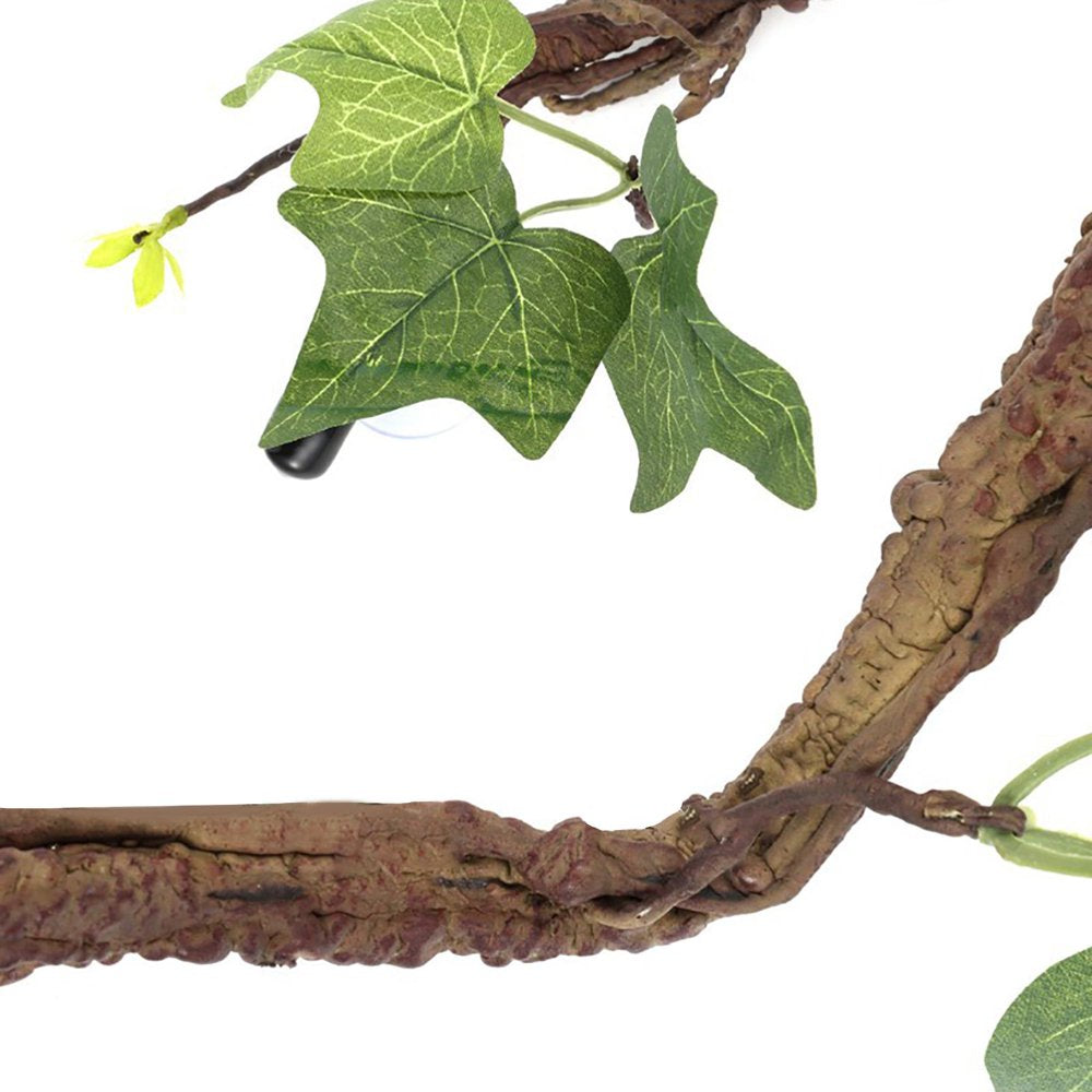 Artificial Reptiles Plants with Suction Cup for Amphibian Decoration Habitat Animals & Pet Supplies > Pet Supplies > Small Animal Supplies > Small Animal Habitat Accessories Colcolo