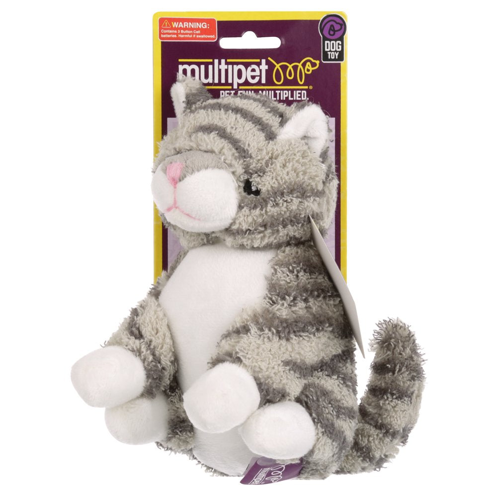 Multipet Look Who'S Talking Plush Cat Dog Toys Animals & Pet Supplies > Pet Supplies > Dog Supplies > Dog Toys Multipet International