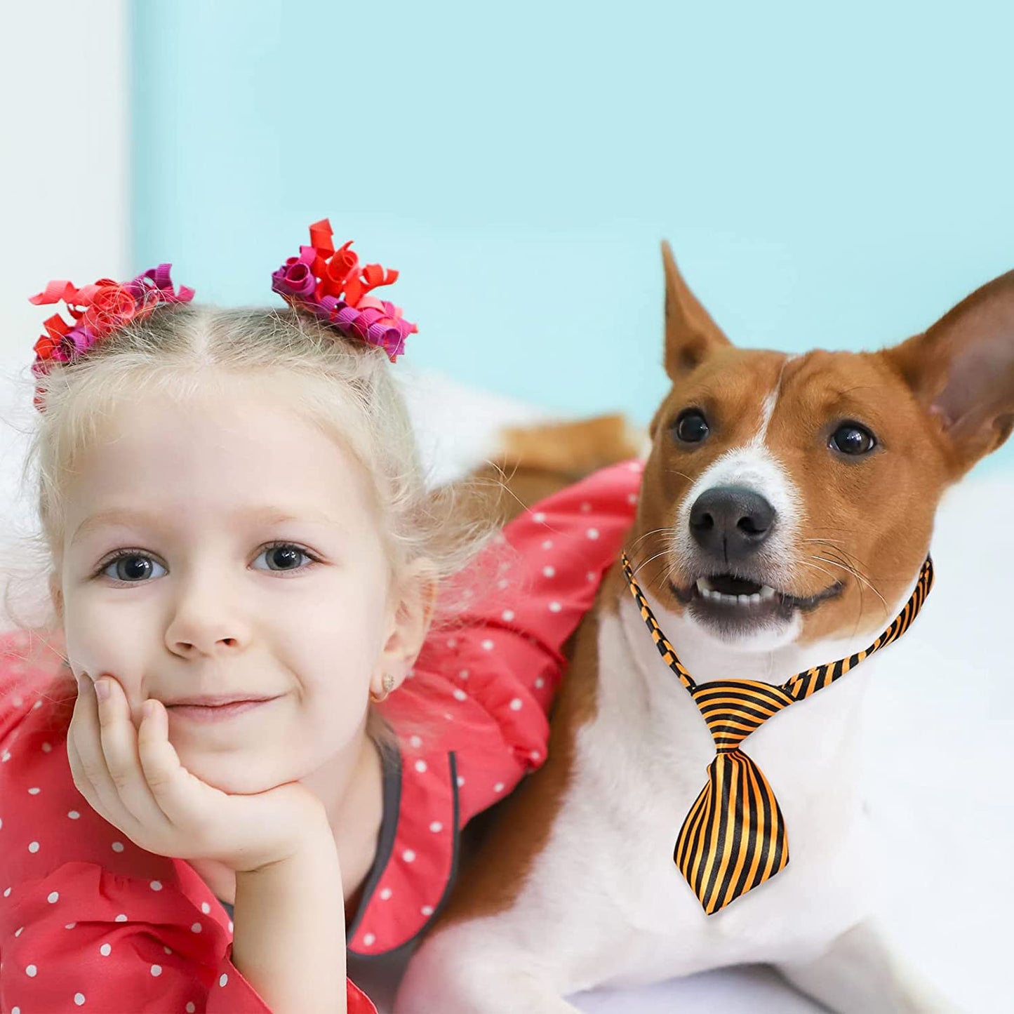 60 Pieces Dog Bow Tie Collar Set Summer Adjustable Pet Tie Includes 24 Neck Ties 24 Bowties 12 Bowknott in Assorted Pattern Pet Tie Grooming Accessories for Small Medium Dog Cat Birthday Party Holiday Animals & Pet Supplies > Pet Supplies > Dog Supplies > Dog Apparel Weewooday