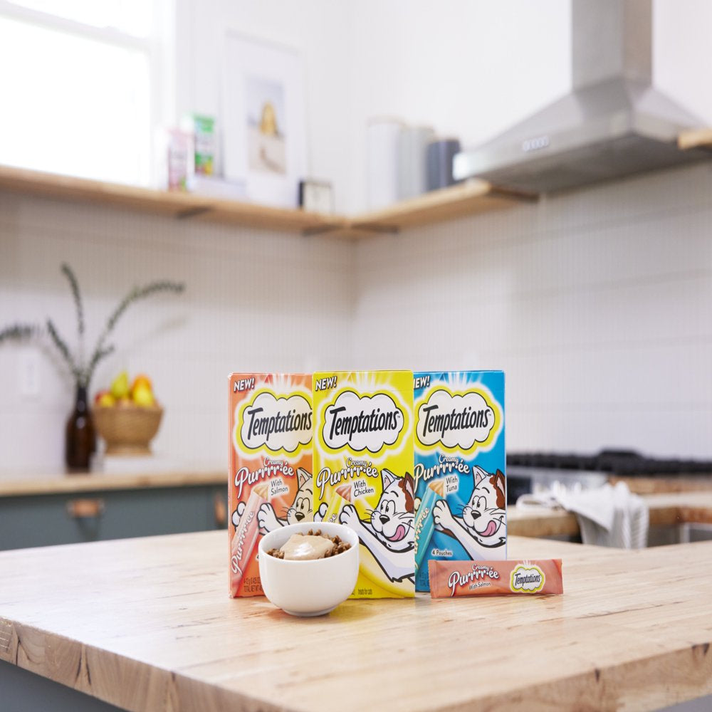 Temptations Tuna Flavor Topper, Crunchy & Soft Treat for Cat, 0.425 Oz. (4 Count) Animals & Pet Supplies > Pet Supplies > Cat Supplies > Cat Treats Mars Petcare