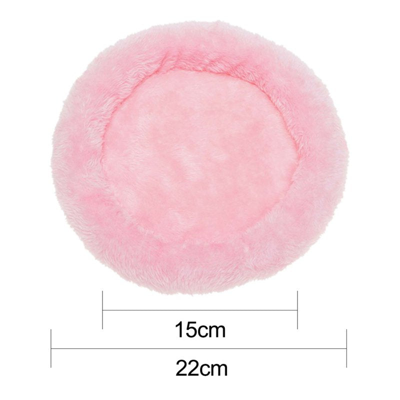 Fymall Pet Winter Warm Sleeping Bed round Soft Fleece Mat for Small Cats Pet, Size: 8.65"/5.9" Animals & Pet Supplies > Pet Supplies > Cat Supplies > Cat Beds Fymall