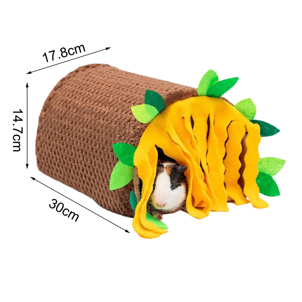 Pet Enjoy Tunnel Bed House-Hamster Hideout Tube Cage Small Animals Warm Plush Nest Habitats for Guinea-Pig Hamster Rat Mice Parrot Chinchilla Flying Squirrel Small Animal Playing Sleeping Resting Animals & Pet Supplies > Pet Supplies > Small Animal Supplies > Small Animal Habitats & Cages Pet Enjoy