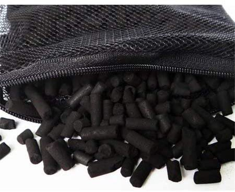 AQUAPAPA 5 Lbs Activated Charcoal Carbon Pellets in 1 Mesh Media Bag for Aquarium Fish Pond Tank Canister Filter Animals & Pet Supplies > Pet Supplies > Fish Supplies > Aquarium Filters Aquapapa
