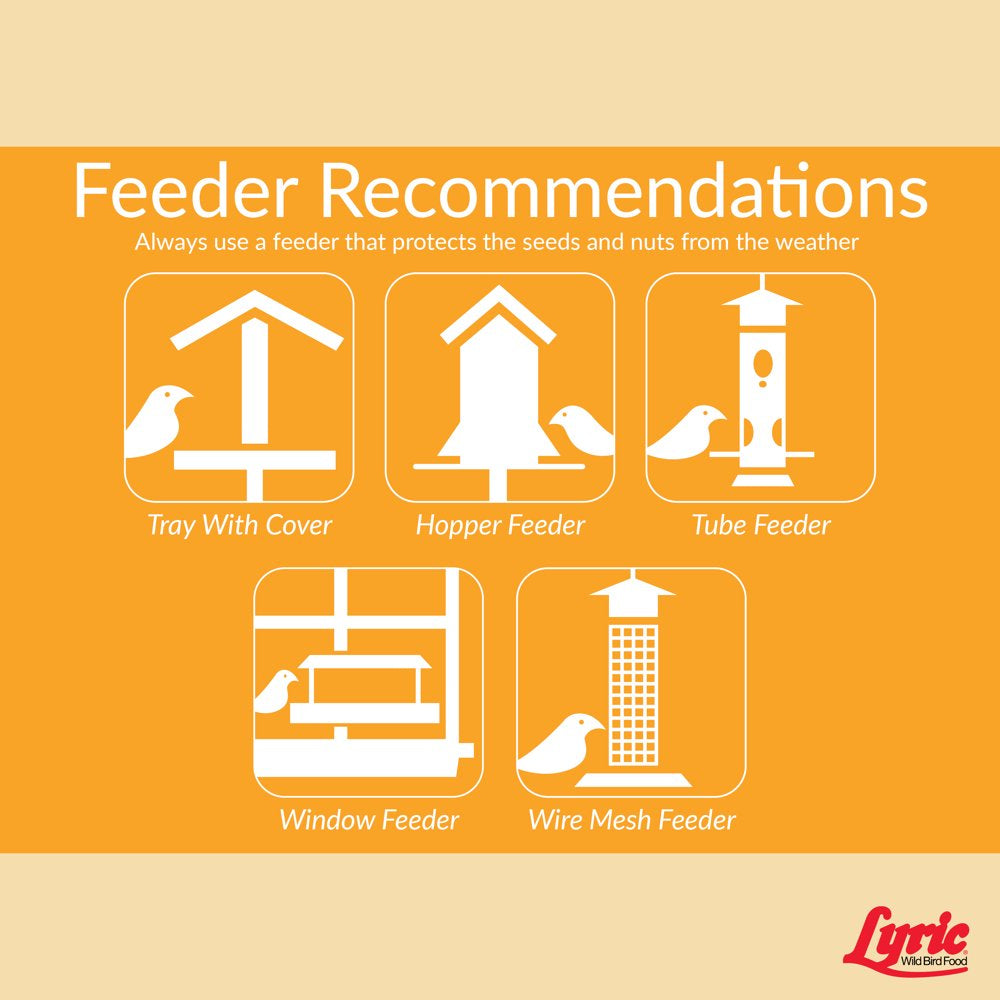 Lyric Chickadee Wild Bird Seed, Sunflower and Nut Bird Food Mix, 4 Lb. Bag Animals & Pet Supplies > Pet Supplies > Bird Supplies > Bird Food Lebanon Seaboard Corporation