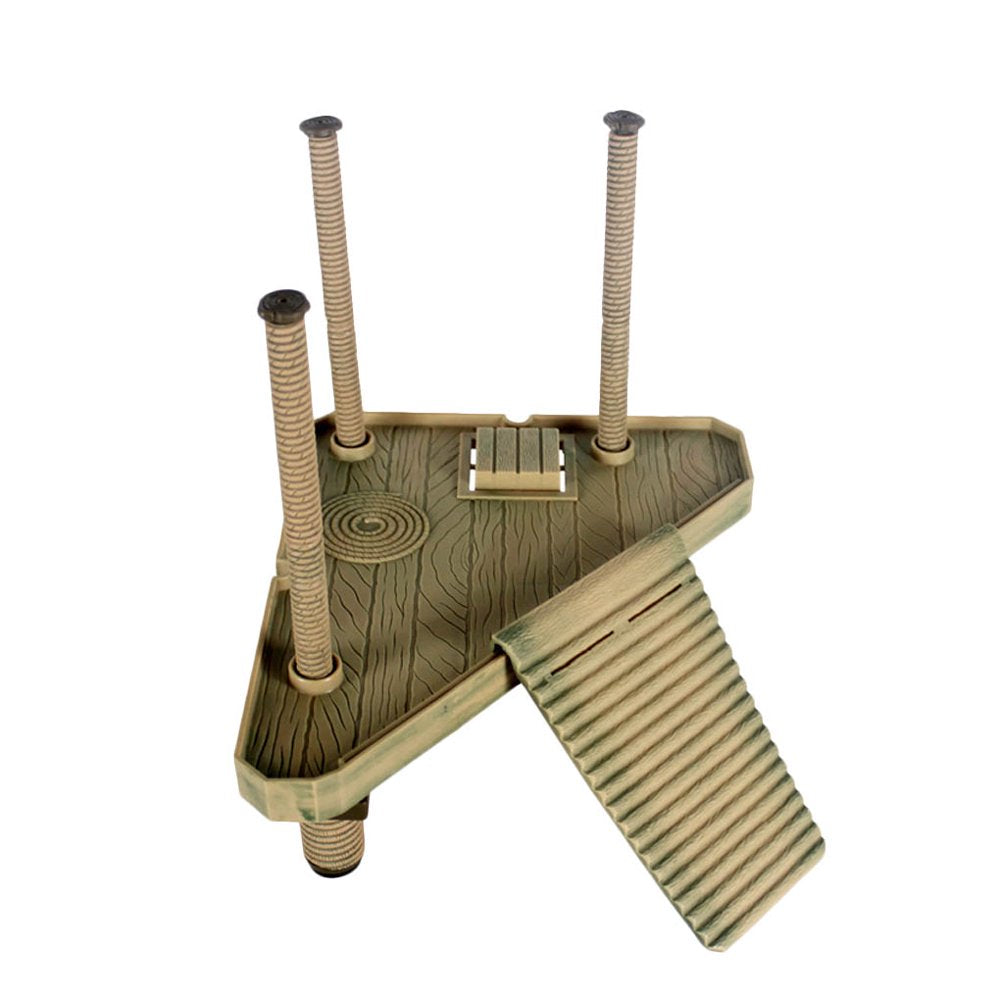 Multi Functional Reptile Drying Back Platform Climbing Perch Habitat Multi Functional Reptile Island Amphibians Basking Platform Animals & Pet Supplies > Pet Supplies > Small Animal Supplies > Small Animal Habitat Accessories EOTIA M Yellow