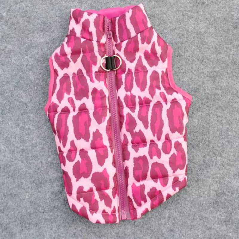 Cozy Waterproof Windproof Reversible Dog Vest, Winter Coat Warm Dog Apparel, Puppy Pet Dogs Padded Vest Harness, Cold Weather Dog Jacket with Zipper Closure and Leash Ring, XS-L, Various Colors Animals & Pet Supplies > Pet Supplies > Dog Supplies > Dog Apparel LINKABC XS M