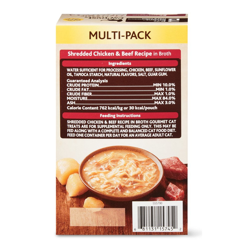 Pure Balance Classic Starters Shredded Chicken & Beef Recipe Gourmet Cat Treats, 1.4 Oz, 5 Count Animals & Pet Supplies > Pet Supplies > Cat Supplies > Cat Treats Wal-Mart Stores, Inc.