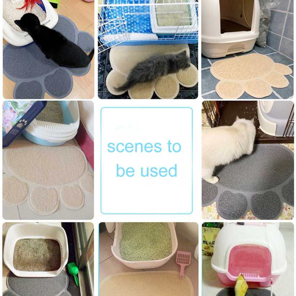 Cats Litter Trapping Mats Pads 30*40Cm Pvc Elastic Fiber Mats for Cats Litter Boxes New Animals & Pet Supplies > Pet Supplies > Cat Supplies > Cat Litter Box Mats Lbwmqe