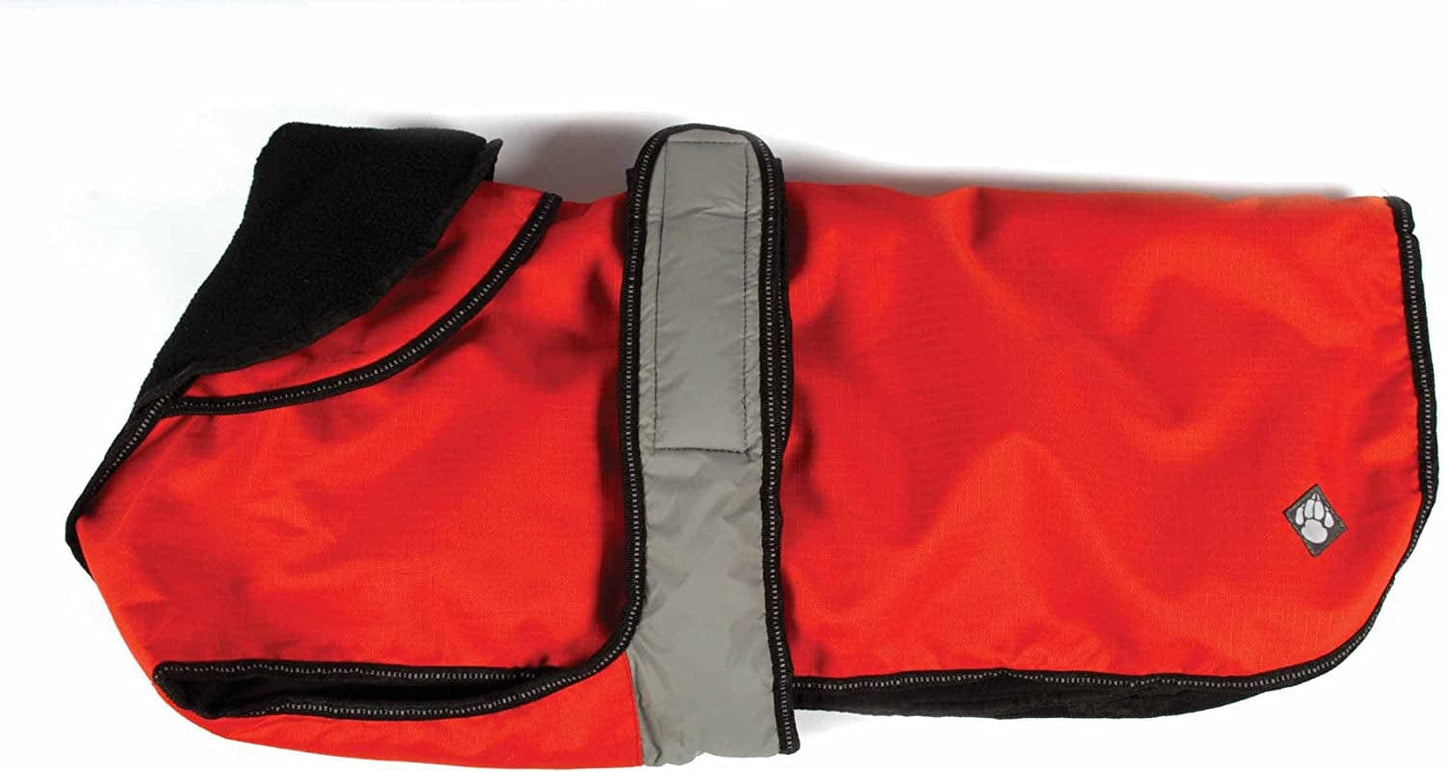 Dog Coat 2 in 1 Orange Dot 16" Animals & Pet Supplies > Pet Supplies > Dog Supplies > Dog Apparel Danish Designs 65cm