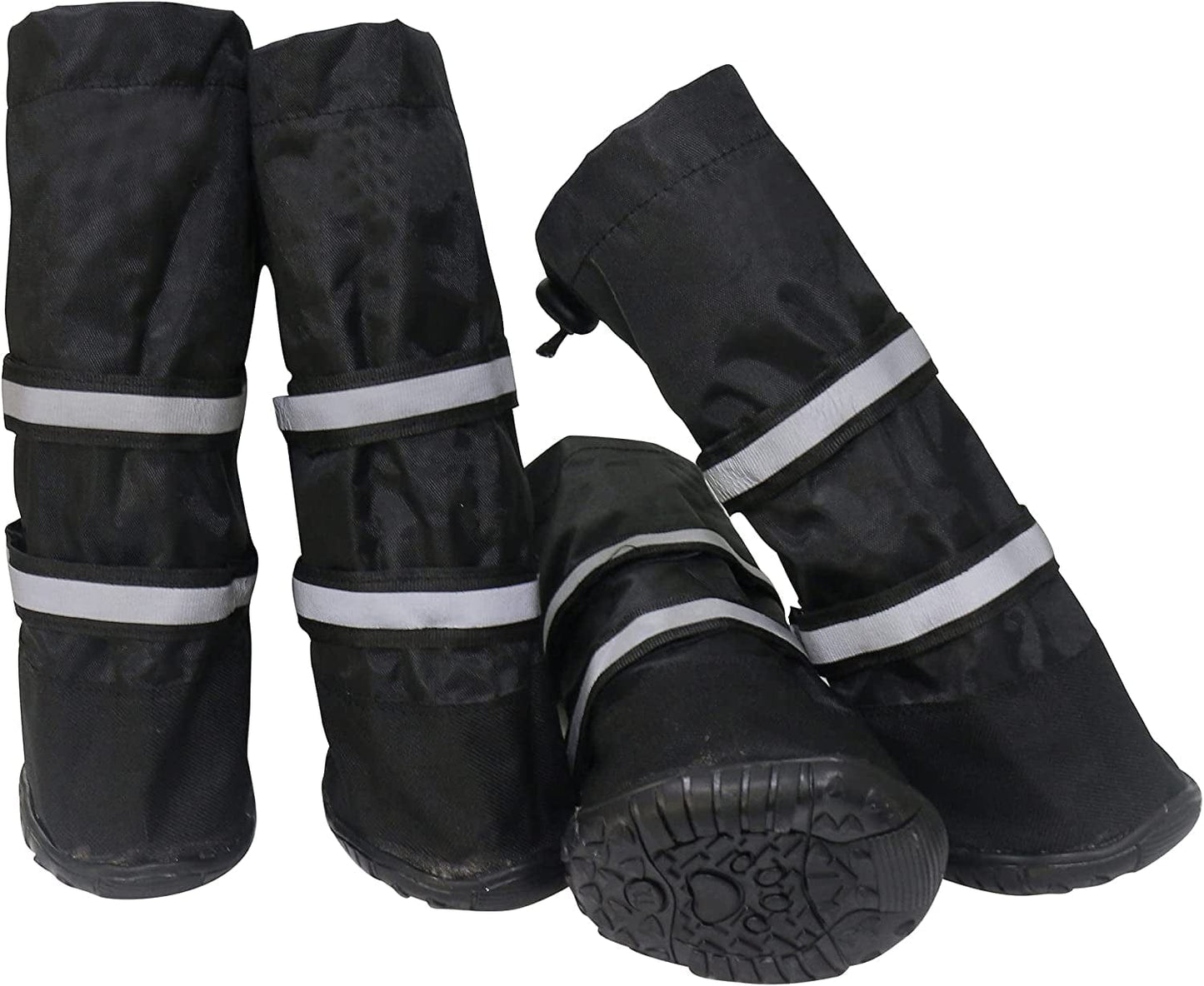 Dog Shoes,Besuntek Waterproof Dog Boots Paw Protector Medium and Large Dogs with Warm Lining Nonslip Rubber Sole for Snow Winter (Blue, XS) Animals & Pet Supplies > Pet Supplies > Dog Supplies > Dog Apparel BESUNTEK Black XS