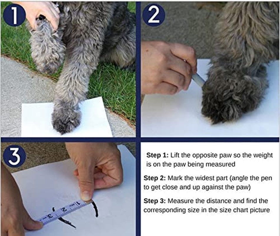 Dog Waterproof Boots, Dog Boots Paw Protector Breathable Dog Shoes Anti-Slip Dog Shoes with Reflective Straps Outdoor Winter Dog Booties for Medium Size and Large Dogs 4PCS Size 5: 2.7"X2.2"(Lw) Animals & Pet Supplies > Pet Supplies > Dog Supplies > Dog Apparel YILEGOU