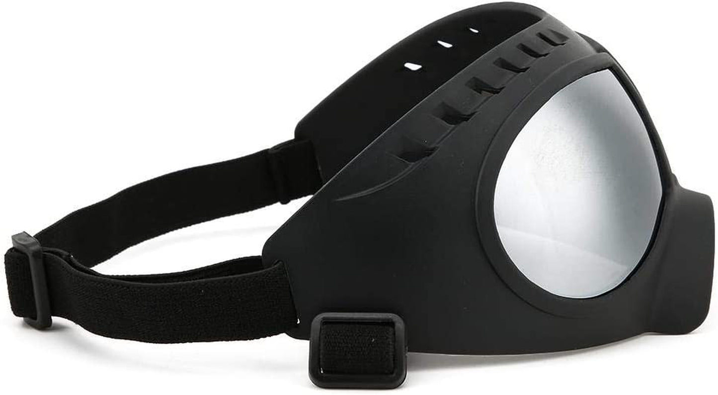 TOPINCN Dog Goggles Eye Protection Soft Frame Dog Puppy UV Goggles Waterproof Windproof Sun Glasses with Adjustable Strap(Black) Animals & Pet Supplies > Pet Supplies > Dog Supplies > Dog Apparel TOPINCN