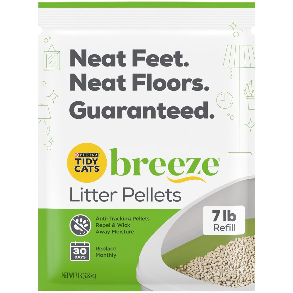 Purina Tidy Cats Litter Pellets, BREEZE Refill Litter Pellets, 3.5 Lb. Pouch Animals & Pet Supplies > Pet Supplies > Cat Supplies > Cat Litter Nestlé Purina PetCare Company 7 lbs