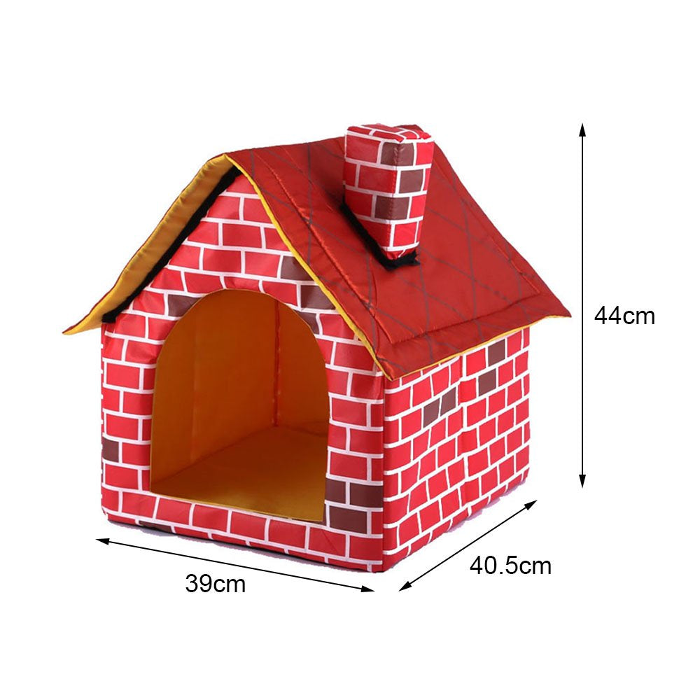 Small Dog House New Folding Portable Detachable Cat Bed House Soft Warm Dog Puppy Blanket;Small Dog House New Soft Warm Portable Detachable Cat Bed House Animals & Pet Supplies > Pet Supplies > Dog Supplies > Dog Houses GadgetVLot