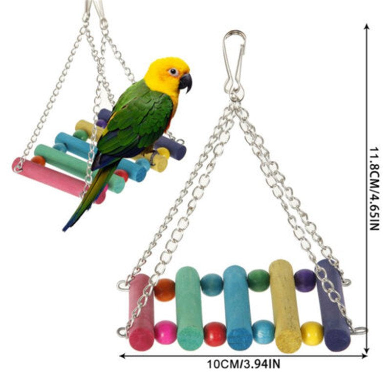 Cabina Home Bird Parrot Toys, 7 Packs Beaks Metal Rope Small Parrot Cage Bird Toys Animals & Pet Supplies > Pet Supplies > Bird Supplies > Bird Toys Aousthop