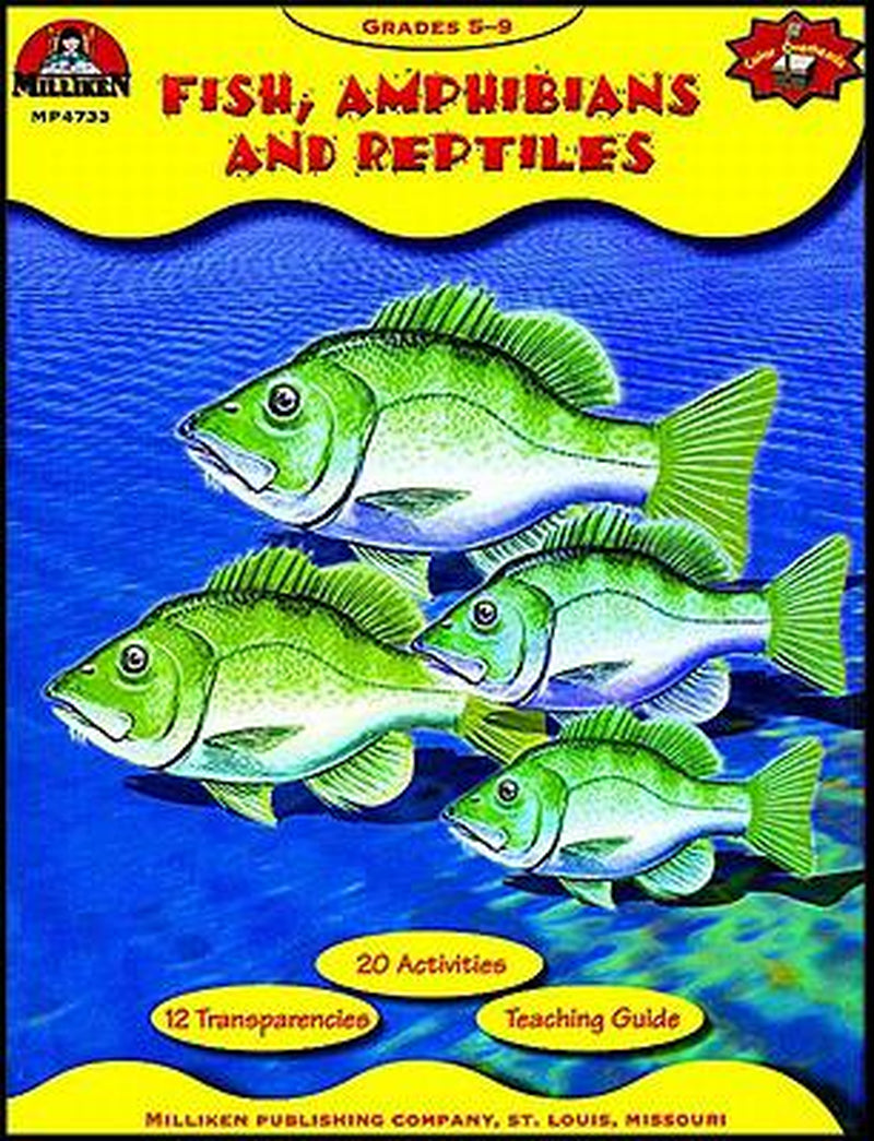 Fish, Amphibians and Reptiles 1558630562 (Paperback - Used) Animals & Pet Supplies > Pet Supplies > Small Animal Supplies > Small Animal Habitat Accessories Milliken Pub. Co.