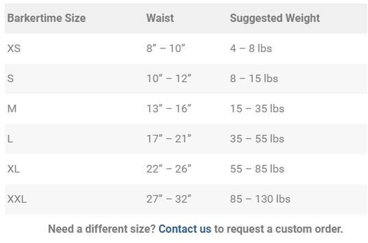 Barkertime Sky Blue Washable Dog Belly Band Male Wrap - Made in USA Animals & Pet Supplies > Pet Supplies > Dog Supplies > Dog Diaper Pads & Liners Barkertime