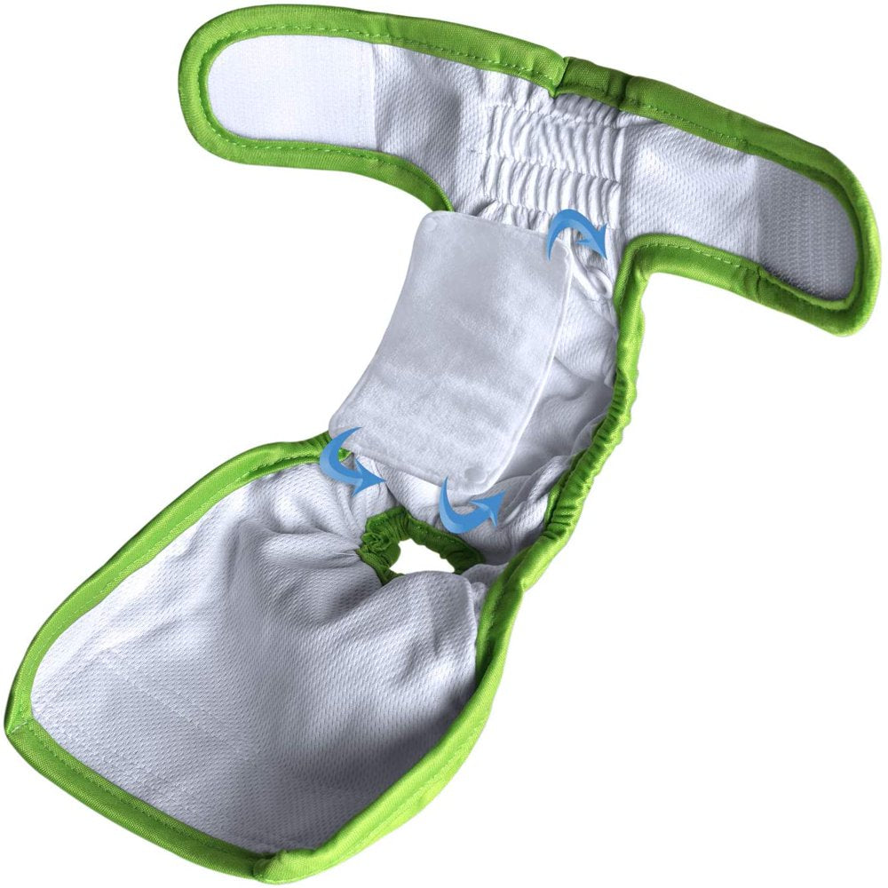 Female Dog Diaper Pads, Reusable Doggie Diaper Wraps Liner Pads(Pack of 6), S Animals & Pet Supplies > Pet Supplies > Dog Supplies > Dog Diaper Pads & Liners Home Décor