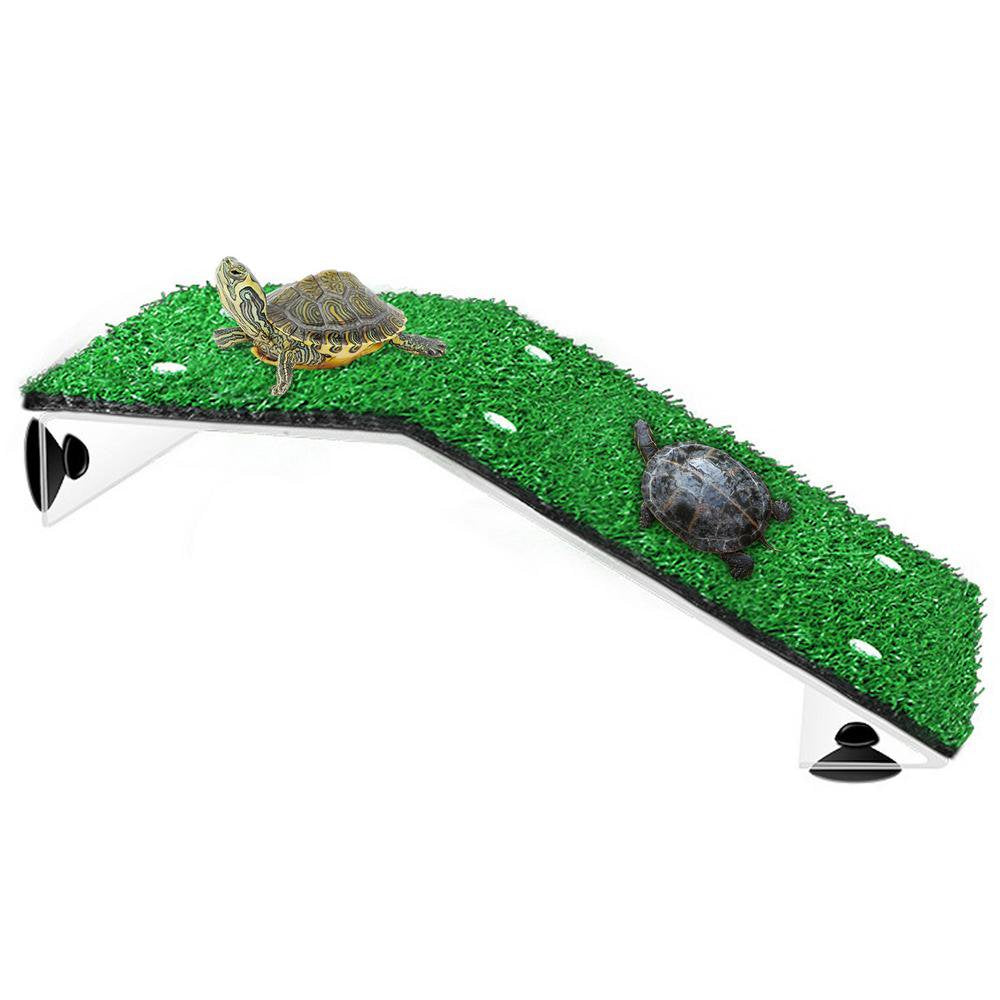 Leking Turtle Basking Platform Reptile Ramp Suspension Platform Turtle Tank Decorations Reptile Lawn Climbing Ladder Aquatic Turtle Water Tank Accessories Kind Animals & Pet Supplies > Pet Supplies > Reptile & Amphibian Supplies > Reptile & Amphibian Habitat Accessories Leking M