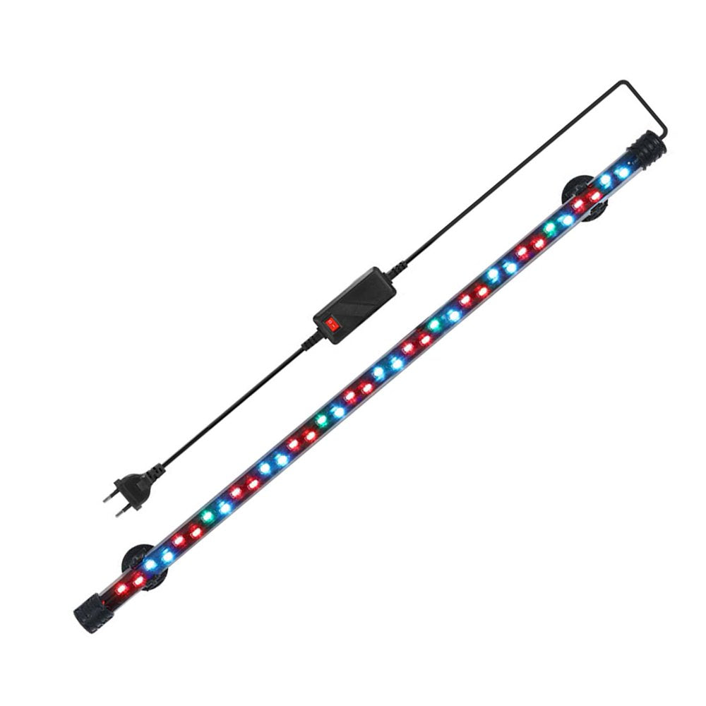 Walmeck Fish Tank Light LED Aquarium Light Submersible Lights Underwater Light Animals & Pet Supplies > Pet Supplies > Fish Supplies > Aquarium Lighting Walmeck Multicolored Light 58cm EU
