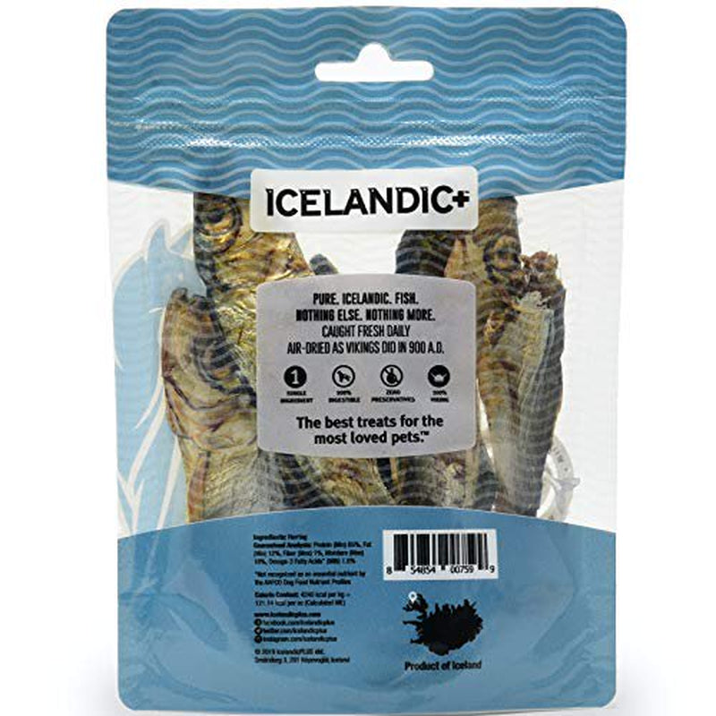 Icelandic+| All-Natural Cat Treats| Whole Fish Herring, 1.5 Oz., Grey Animals & Pet Supplies > Pet Supplies > Cat Supplies > Cat Treats Icelandic+