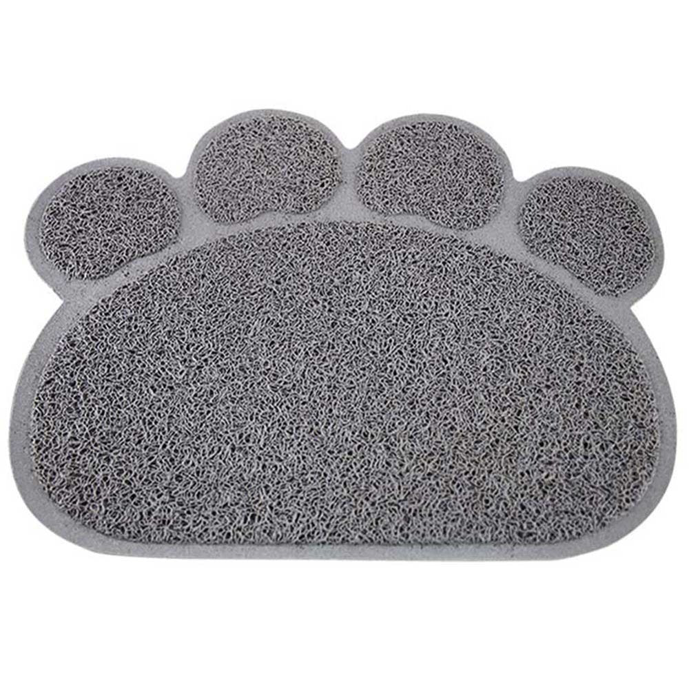 Cats Litter Trapping Mats Pads 30*40Cm PVC Elastic Fiber Mats for Cats Litter Boxes New Animals & Pet Supplies > Pet Supplies > Cat Supplies > Cat Litter Box Mats ROKOO 1 x Litter Mats Gray