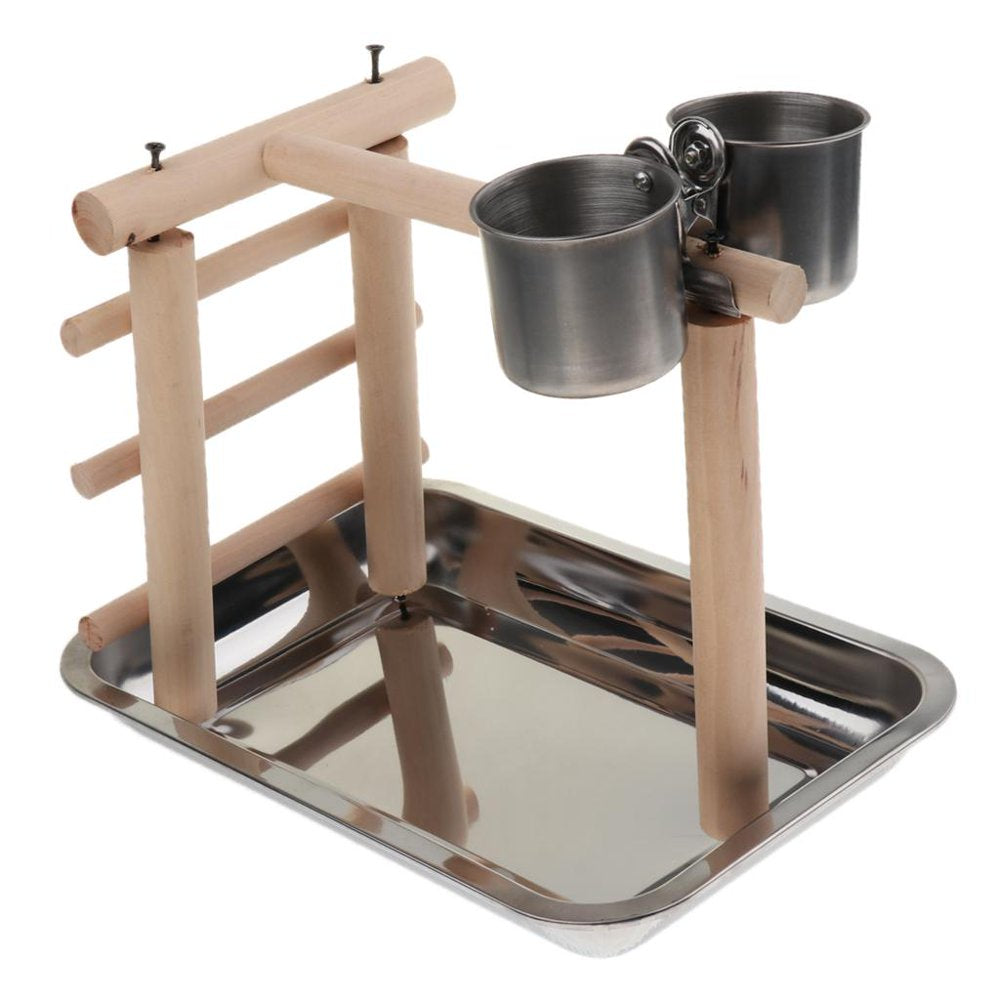 Pet Parrots Playstand Bird Playground Perch Gym Training Stand Bird Animals & Pet Supplies > Pet Supplies > Bird Supplies > Bird Gyms & Playstands HOMYL