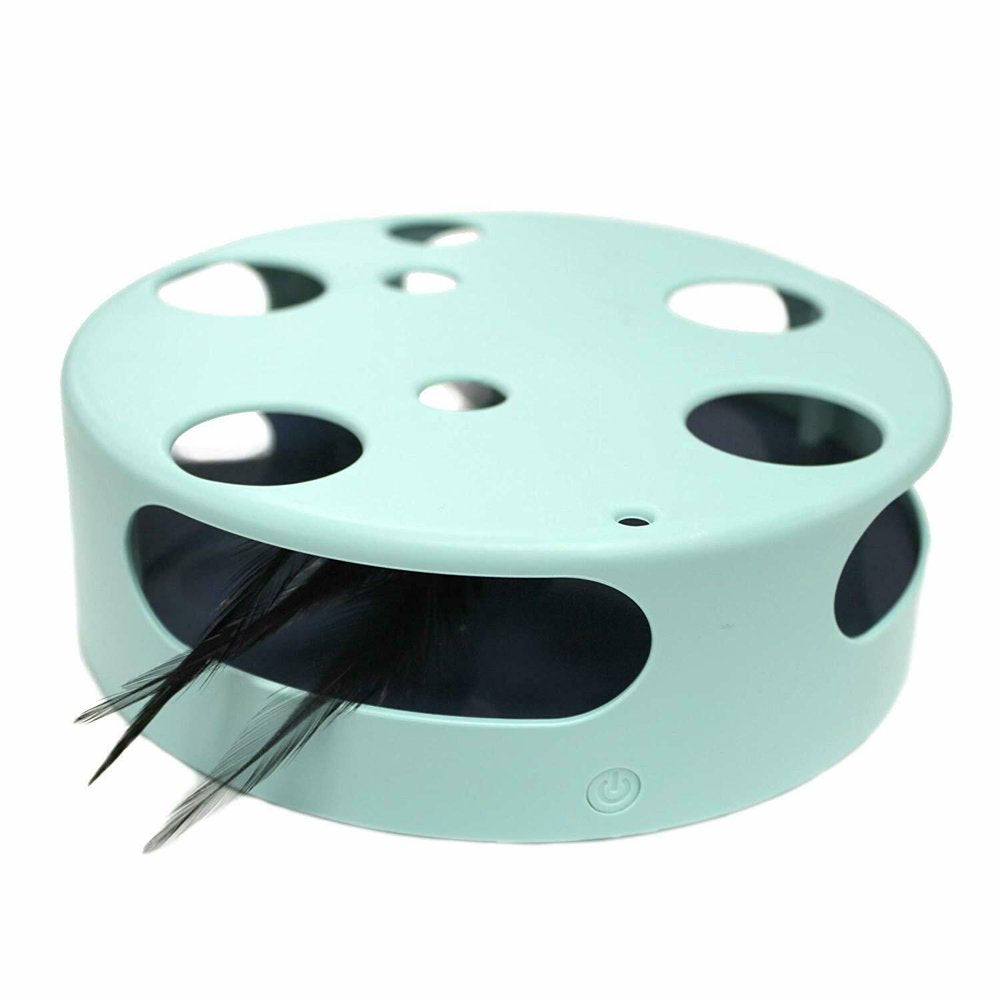 Pets First Interactive Cat Toy, Electric Smart Random Spinning Rotating Feather Cat Toys Animals & Pet Supplies > Pet Supplies > Cat Supplies > Cat Toys PETS FIRST INC