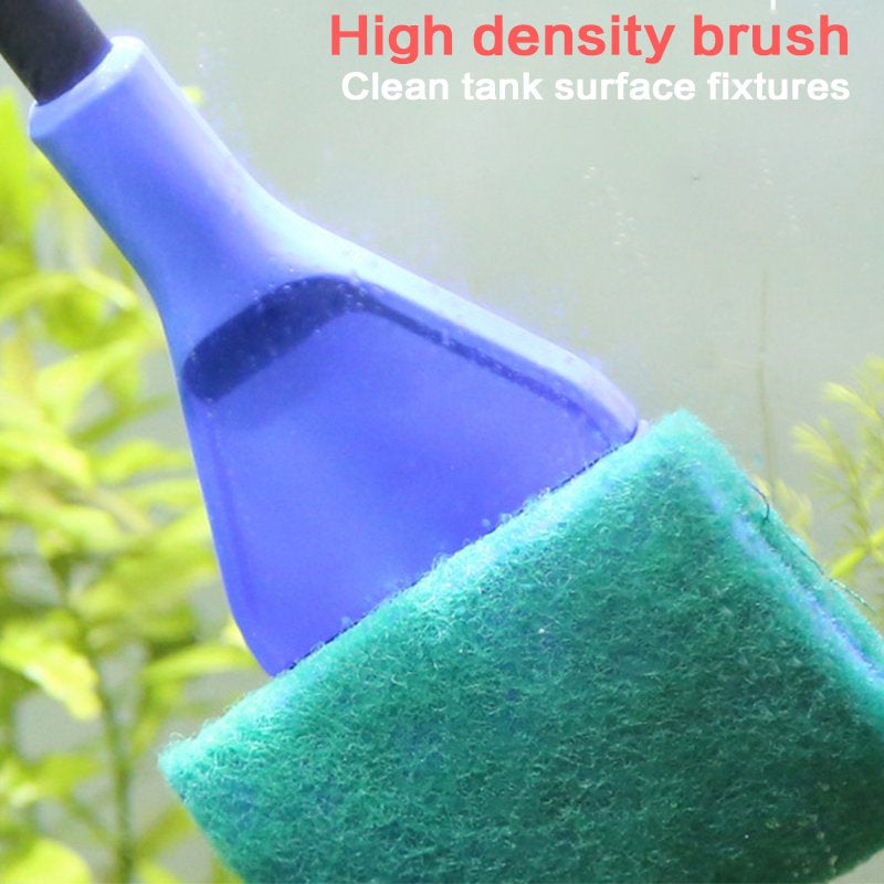 Onever 5 in 1 Aquarium Cleaning Tools Fish Net Rake Plants Fork Brush Algae Scraper for Aquarium Fish Tank Animals & Pet Supplies > Pet Supplies > Fish Supplies > Aquarium Fish Nets Onever