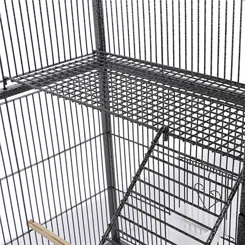 Extra Large Metal Rolling Pet or Bird Cage with Detachable Stand Animals & Pet Supplies > Pet Supplies > Bird Supplies > Bird Cages & Stands Easyfashion