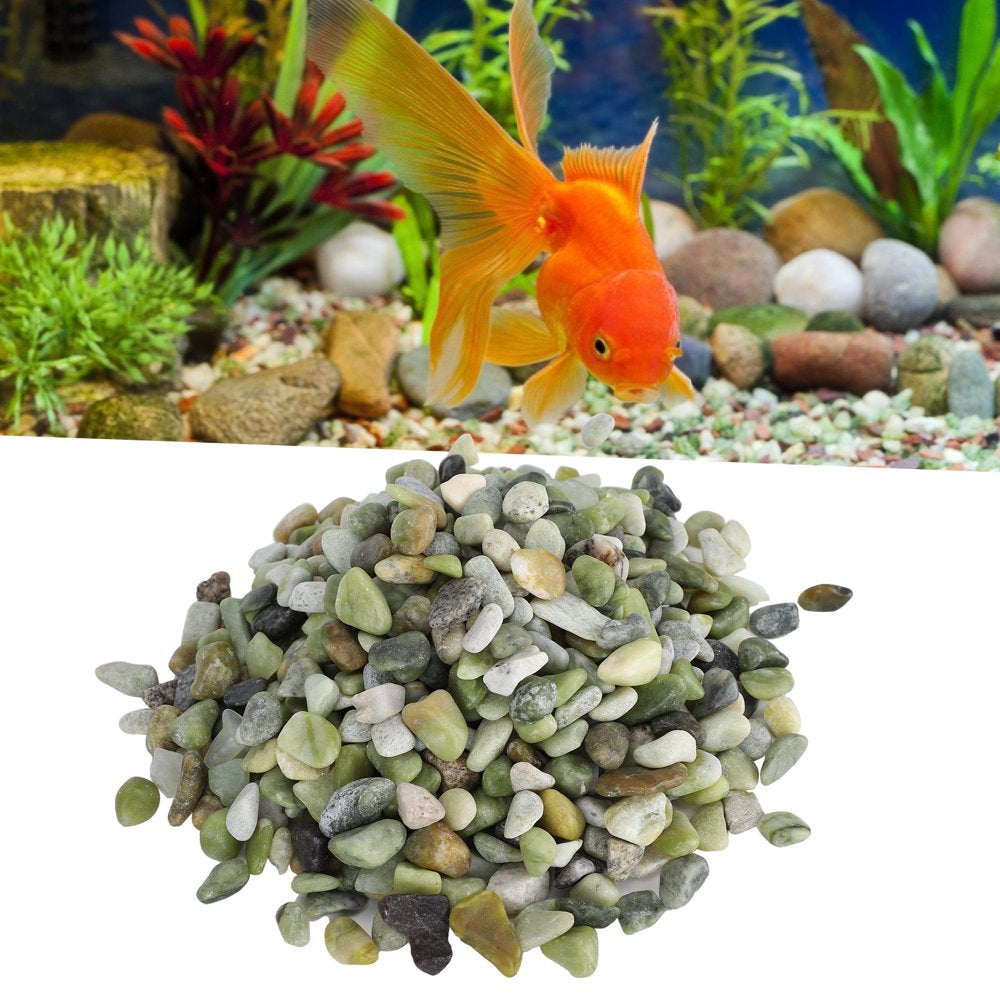 Haofy Fish Tanks Gravel Pebbles for Garden Aquarium Stones Pebbles Substrate Gravel Animals & Pet Supplies > Pet Supplies > Fish Supplies > Aquarium Gravel & Substrates Haofy