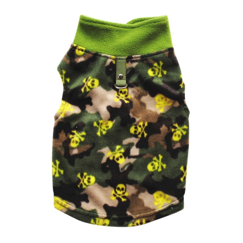 Pet Dogs Fleece Vest, Puppy Pet Cat Costume Xmas Trees Patterns Christmas Dog Vest, Autumn Winter Cold Weather Apparels for Small Medium Large Dogs,Black,S Animals & Pet Supplies > Pet Supplies > Dog Supplies > Dog Apparel OCHINE XL Skull