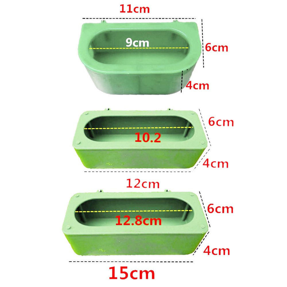 Pet Enjoy 3Pcs Bird Baths Tub for Cage,Bird Mini Food Bowl,Parrot Bird Bath Shower Accessories, Bird Cage Hanging Bath Bathing Box for Small Birds Parrots Animals & Pet Supplies > Pet Supplies > Bird Supplies > Bird Cage Accessories Pet Enjoy