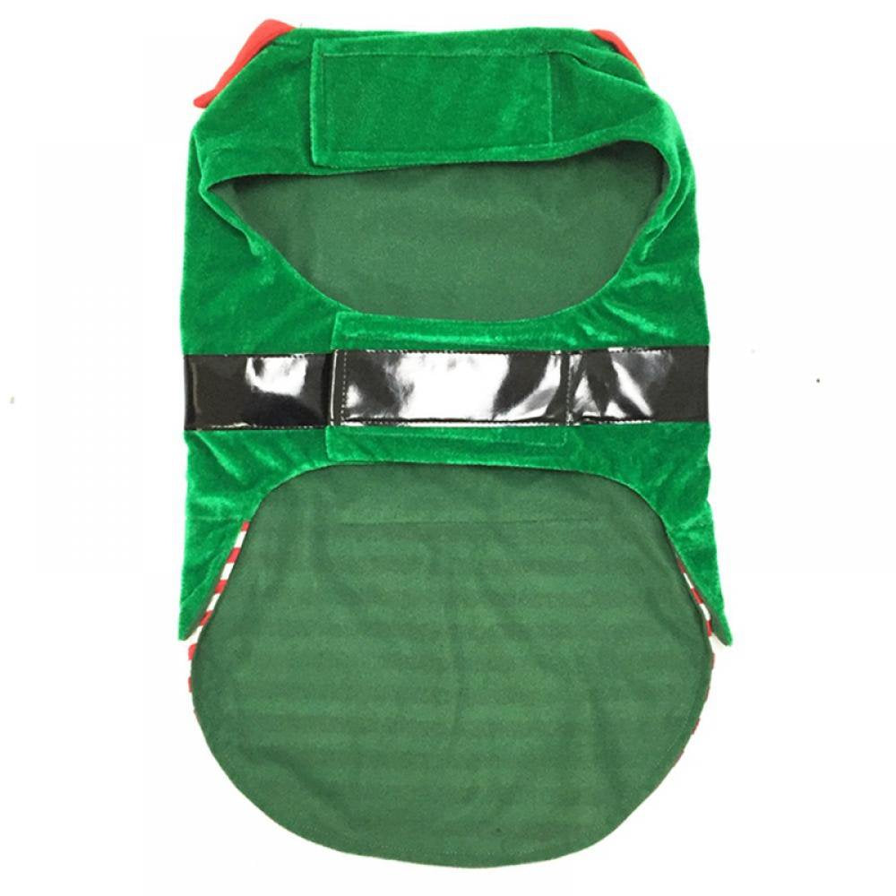 Christmas Green Elf Pet Dog Christmas Vest Coat Costumes Pet Dress Puupy Apparel Animals & Pet Supplies > Pet Supplies > Dog Supplies > Dog Apparel Jongmart