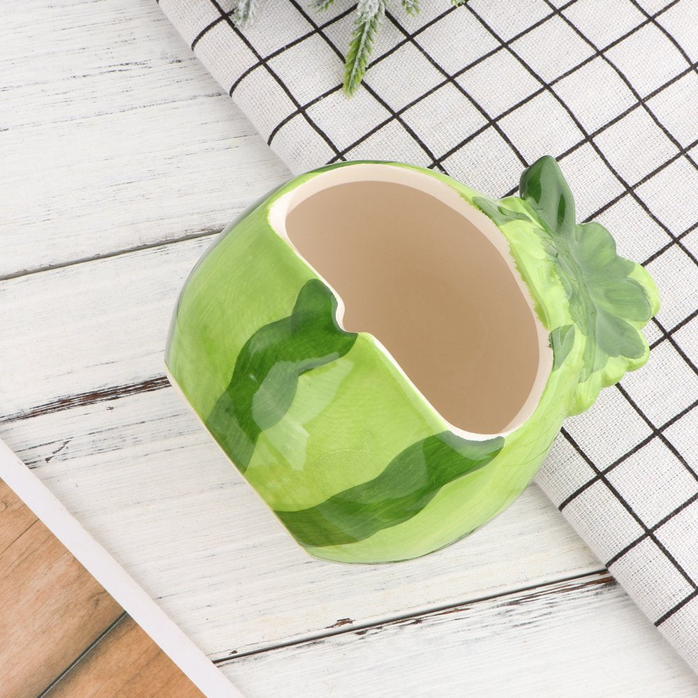 OUNONA 2Pcs Cartoon Watermelon Shape Hamster House Home Summer Cool Small Animal Pet Nesting Habitat Cage Accessories(Green) Animals & Pet Supplies > Pet Supplies > Small Animal Supplies > Small Animal Habitats & Cages OUNONA