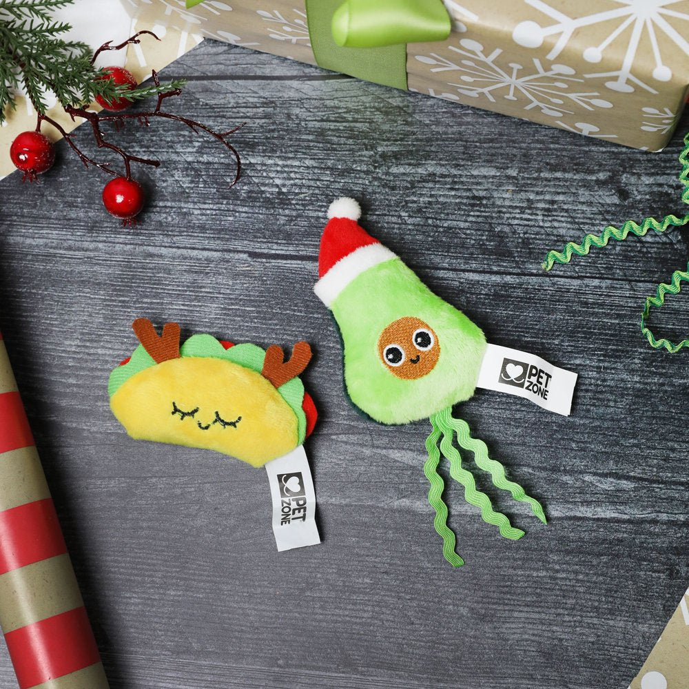 Pet Zone Guacemeowy Catmus Plush Catnip Filled Cat Toys for Cats and Kittens, 2 Pack Animals & Pet Supplies > Pet Supplies > Cat Supplies > Cat Toys Our Pets