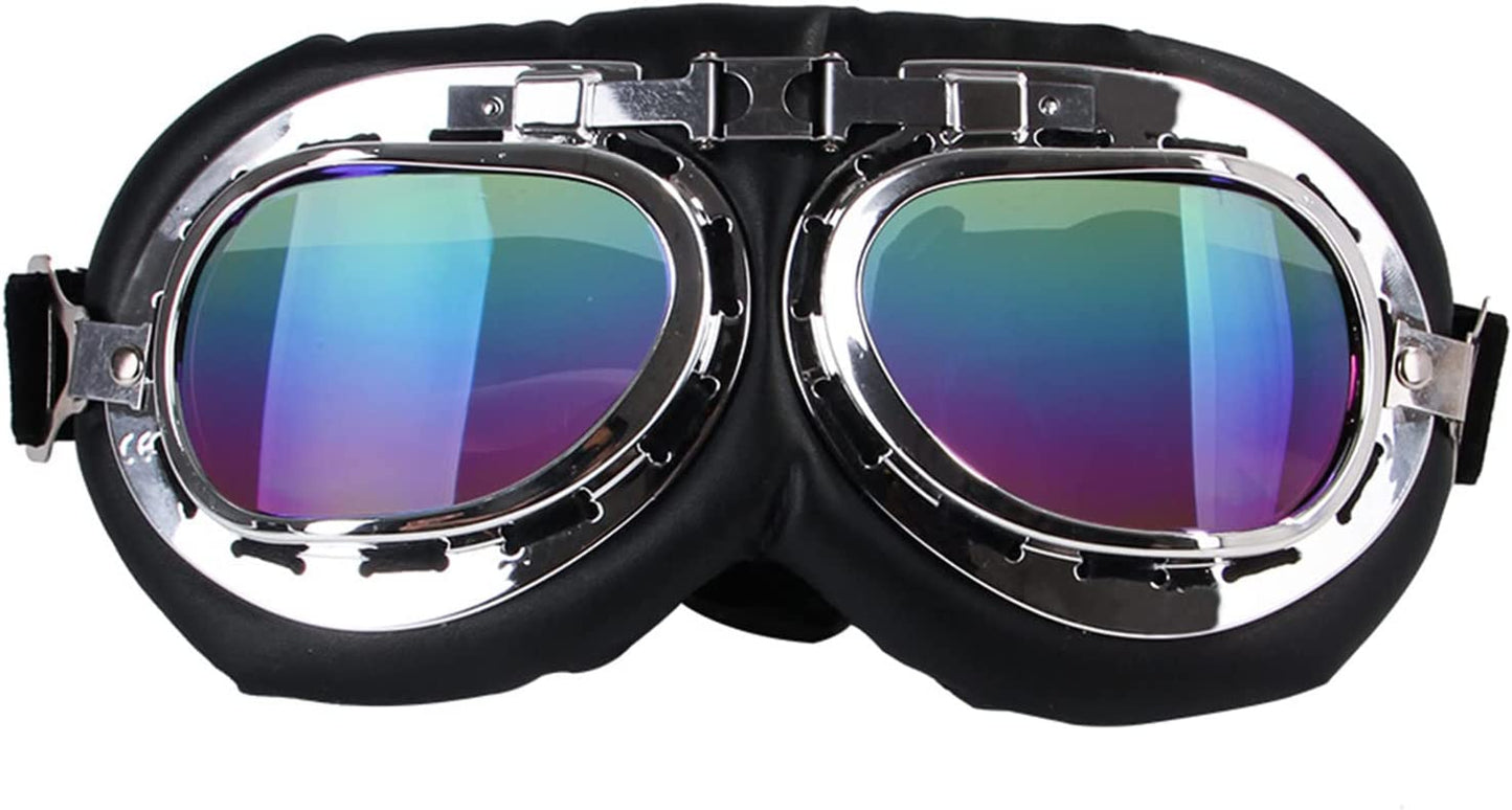 Eledume Dog Sunglasses UV Protection Dog Goggles,Adjustable Strap Foldable Eye Wear Dog Goggle,Comfotable Soft Windproof Rex Specs Dog Goggles for Large or Medium Breed Dog,Colorful Animals & Pet Supplies > Pet Supplies > Dog Supplies > Dog Apparel eledume