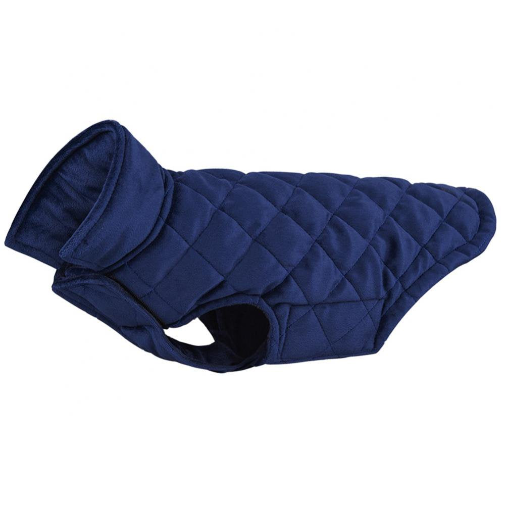Cold Weather Dog Coat for Small Medium Large Dogs,Soft Warm Plush Winter Dog Jacket,Dog Vest Outdoor Puppy Doggy Apparel for Dogs Girl Boy S-5XL Animals & Pet Supplies > Pet Supplies > Dog Supplies > Dog Apparel Canopy 5XL Dark Blue