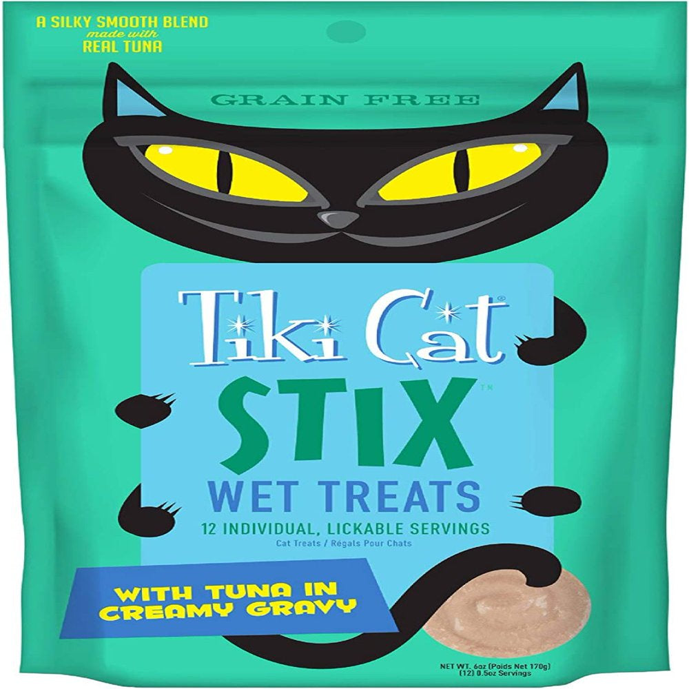 Tiki Cat Stix Tuna Mousse Treats, 0.5 Ounce., Count of 12 Animals & Pet Supplies > Pet Supplies > Cat Supplies > Cat Treats Tiki Pets
