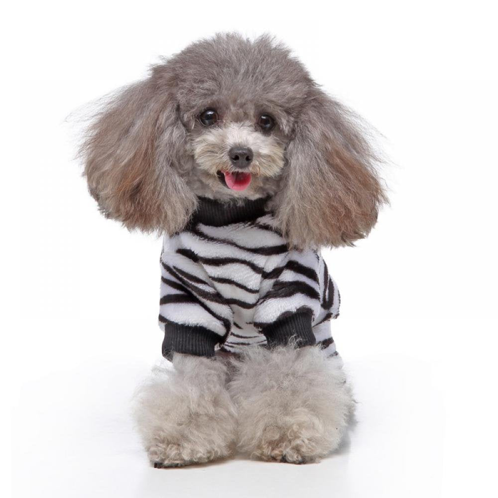 Pet Dog Pajamas Soft Cotton Shirt Jumpsuit Cute Overall Doggy Cat Strip Clothes Apparel for Play Sleep Animals & Pet Supplies > Pet Supplies > Dog Supplies > Dog Apparel DA BOOM