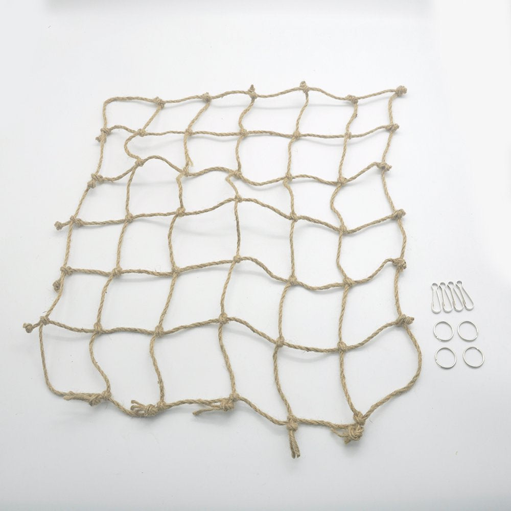 Parrot Bird Cage Toy Game Hanging Rope Climbing Net with Buckles Swing Ladder Parakeet Budgie Macaw Play Gym Toys Animals & Pet Supplies > Pet Supplies > Bird Supplies > Bird Gyms & Playstands RVXlRDN