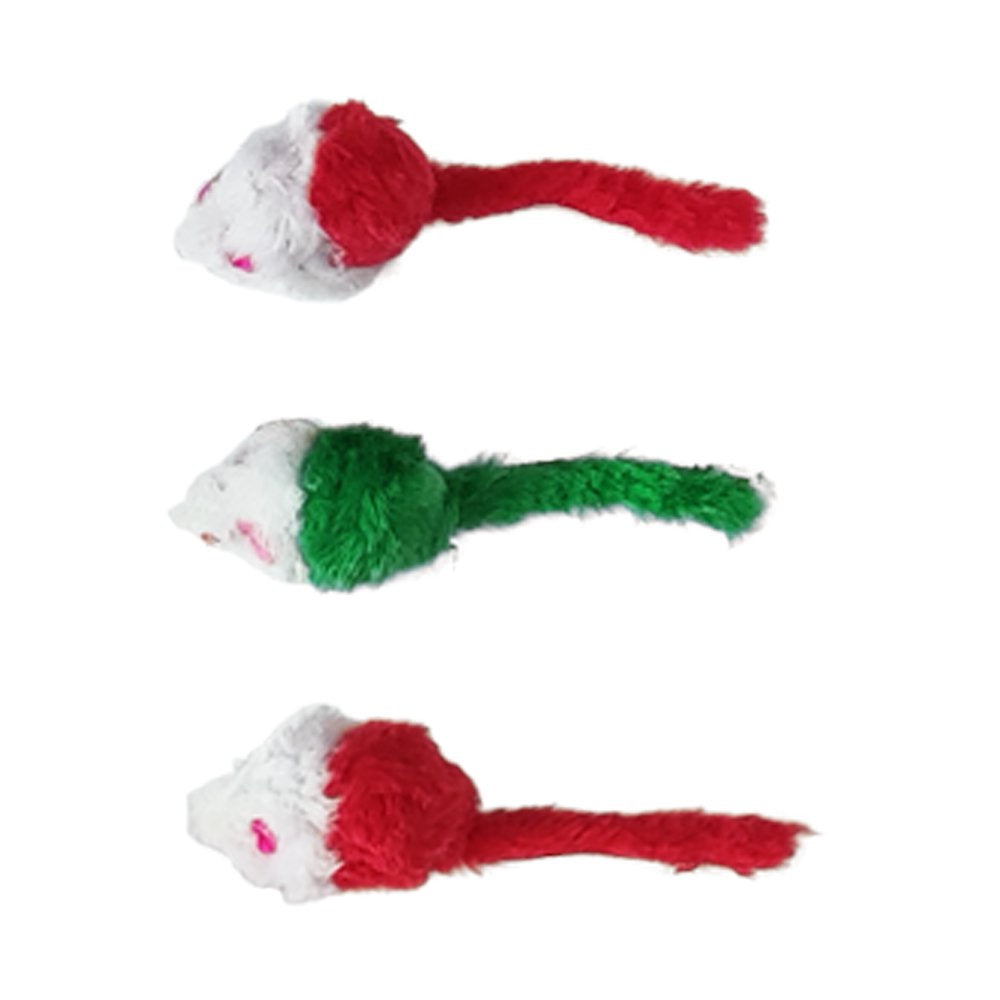 Vibrant Life Holiday 21 Piece Cat Toy Stocking Gift Set, Red Animals & Pet Supplies > Pet Supplies > Dog Supplies > Dog Toys POLYTOYS   