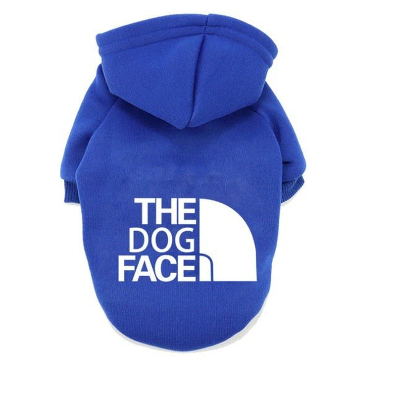Dog Outfits, Puppy Clothes for Small Puppy XS S M L XL 2XL, the Dog Face, Dog Clothes for Small Dogs, Dog Hoodie Animals & Pet Supplies > Pet Supplies > Dog Supplies > Dog Apparel Powerdelux S Blue