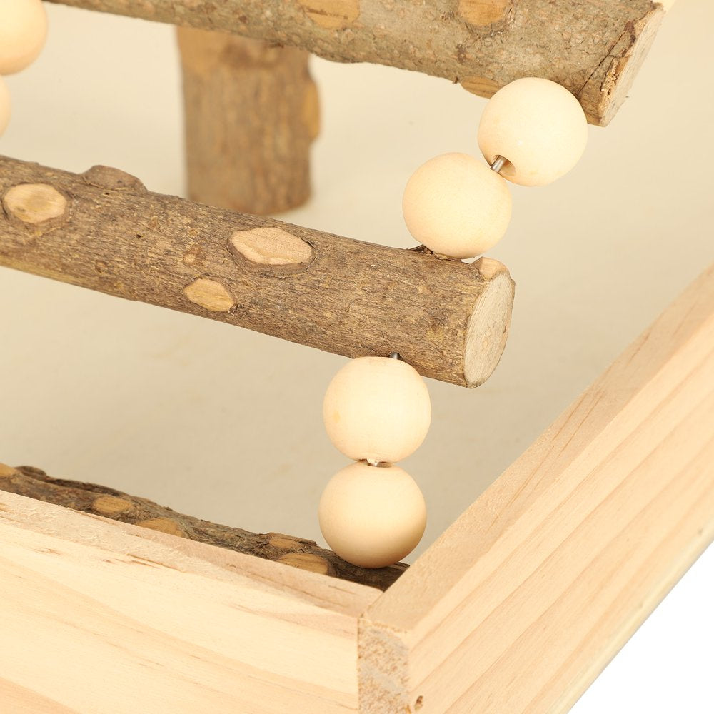 Haofy Bird Playground Playstand Bird Play Stand Wood Perch Gym Playpen Pet Toy Animals & Pet Supplies > Pet Supplies > Bird Supplies > Bird Gyms & Playstands Haofy