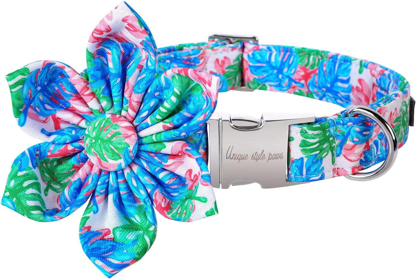 Unique Style Paws Easter Dog Collar, Holiday Bunny Eggs Dog Collar Bowtie, Pet Collar Bow for Small Medium Large Dogs Animals & Pet Supplies > Pet Supplies > Dog Supplies > Dog Apparel Unique style paws Z-Leaf Small (Pack of 1)