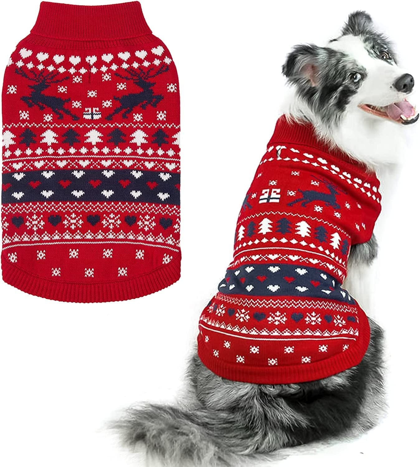 Christmas sweaters for large best sale breed dogs