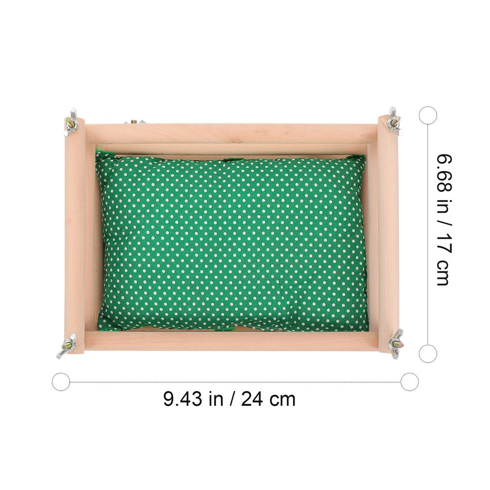 NUOLUX 1 Set Hamster Hammock Small Animal Nest Habitat Wooden Hamster Hut Hamster Cage Animals & Pet Supplies > Pet Supplies > Small Animal Supplies > Small Animal Habitats & Cages NUOLUX