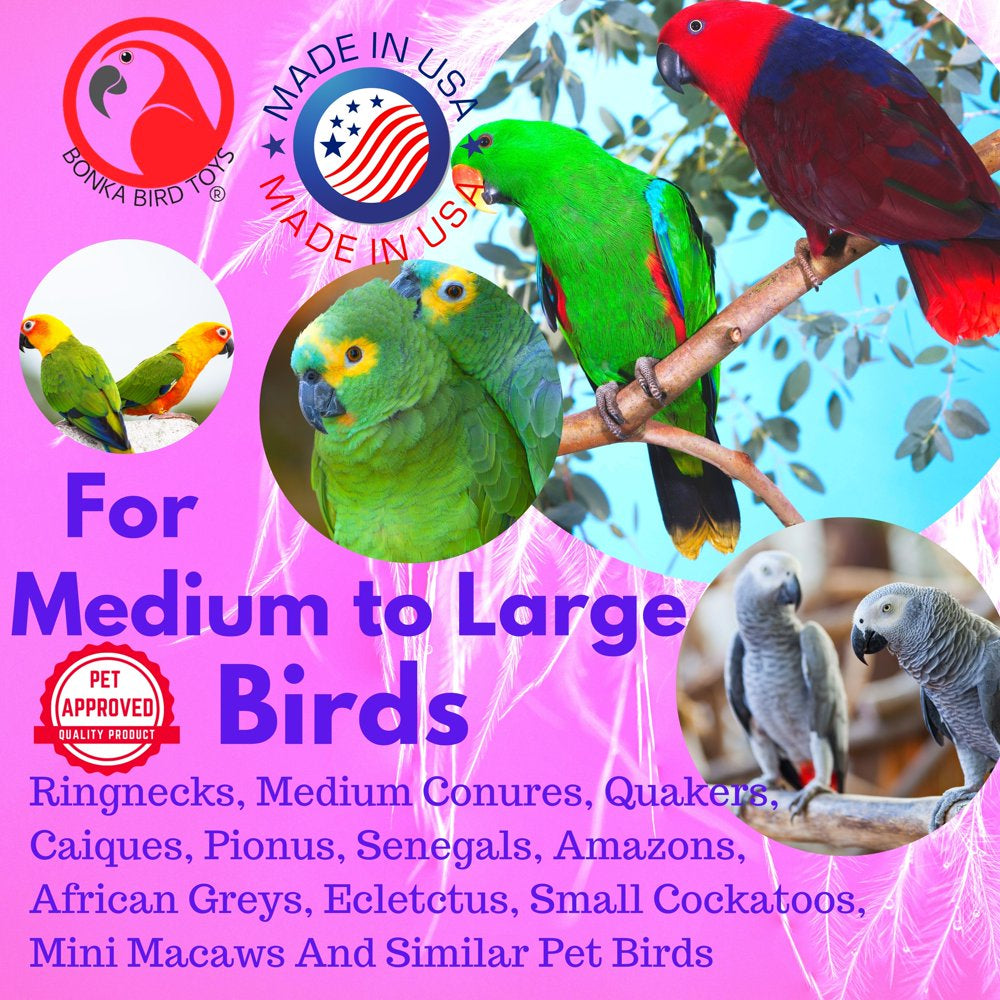 Bonka Bird Toys 1854 Tri Foraging Star Bird Toy. Animals & Pet Supplies > Pet Supplies > Bird Supplies > Bird Toys Bonka Bird Toy